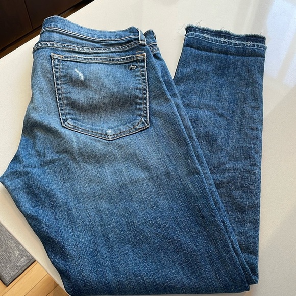 rag & bone Denim - Rag & Bone Dre, Low Rise, Distressed Ankle Jean, Size 30